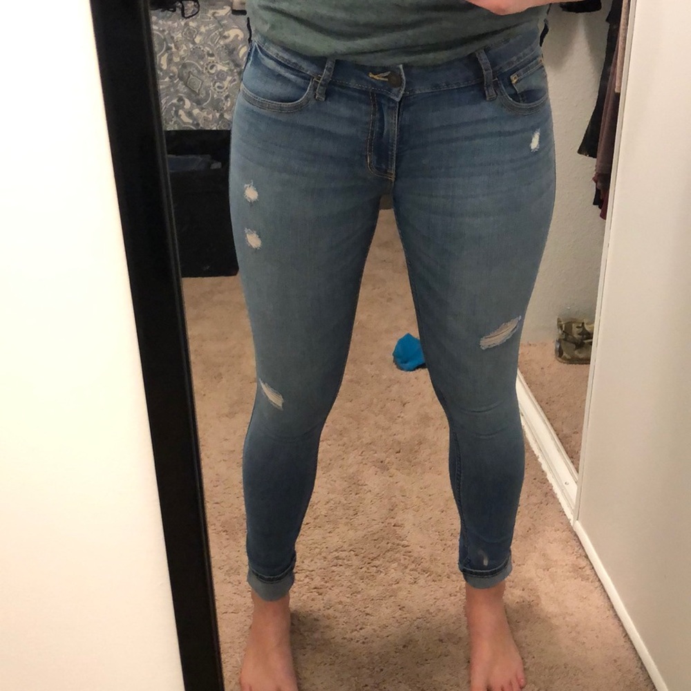 Light blue jeans